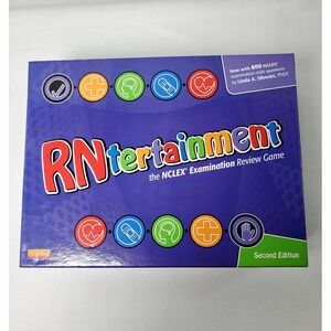 RNtertainment NCLEX Examination Review Game 2nd Edition Nursing Study Board Game